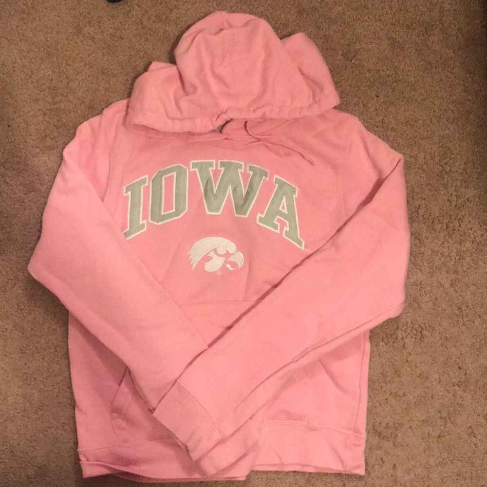 Pink Iowa Hoodie